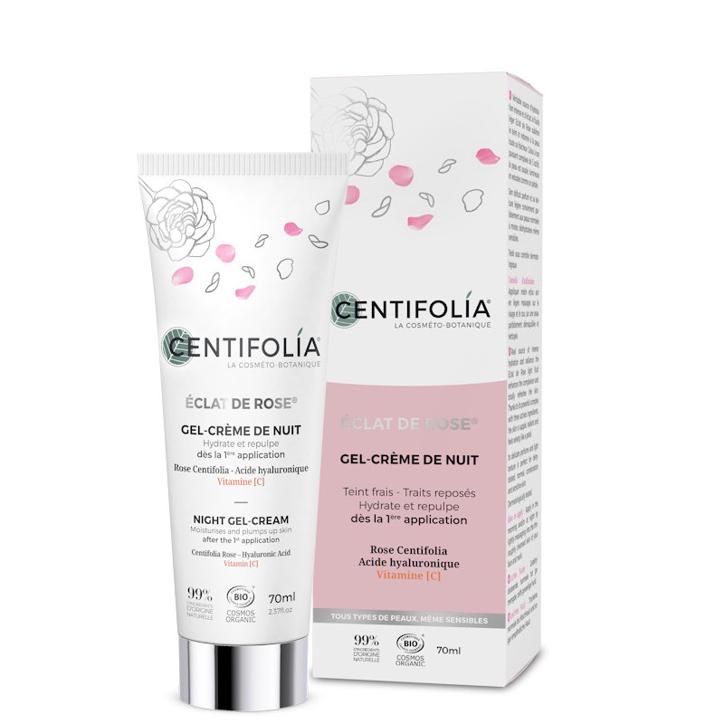 Gel Crème de Nuit Eclat de Rose Centifolia 70 ml