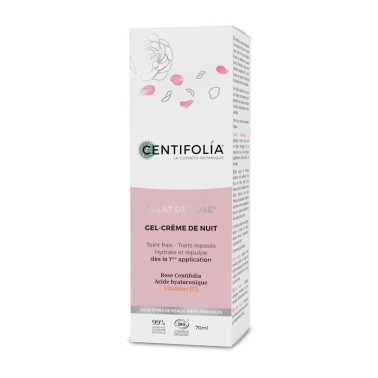 Gel Crème de Nuit Eclat de Rose Centifolia 70 ml
