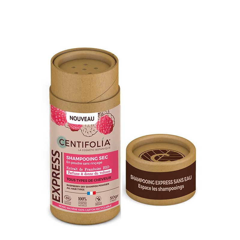 Shampoing sec sans rinçage framboise