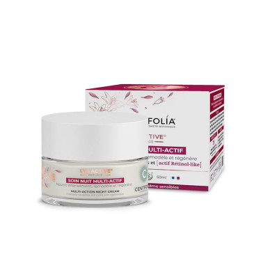 Soin nuit anti-âge multi-actif Lys Active Centifolia 50 ml