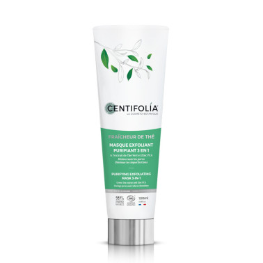 Masque Exfoliant 3en1 Fraîcheur de Thé centifolia 100 ml