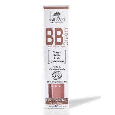 BB Cream teintée rose Naturado 40 ml
