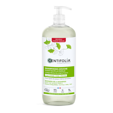 Shampooing douche Centifolia pour toute la famille 1 litre