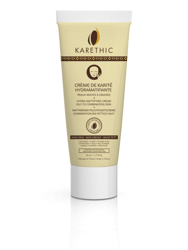 Crème de karité hydra-matifiante tube 100 ml - Karethic