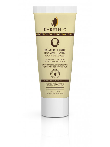 Crème de karité hydra-matifiante tube 100 ml - Karethic