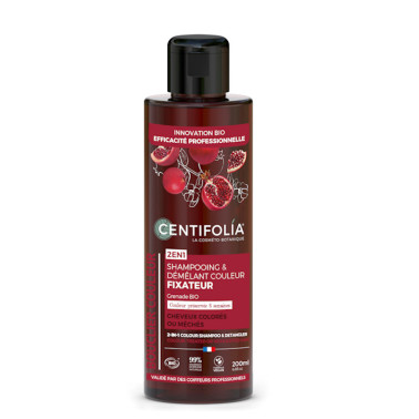 Shampoing démêlant fixateur de couleur flacon 200 ml - Centifolia