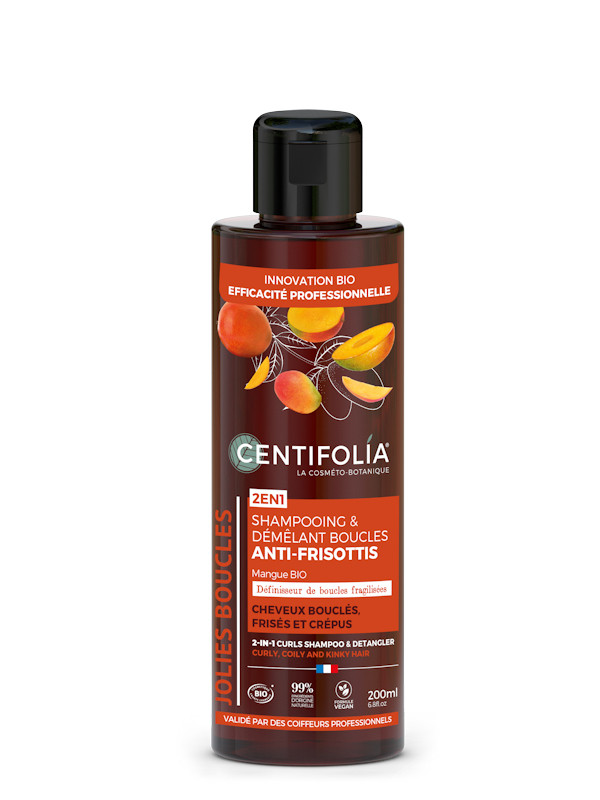 Shampoing démêlant anti-frisottis Centifolia 200 ml