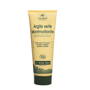 Pâte d'argile verte Montmorillonite en tube