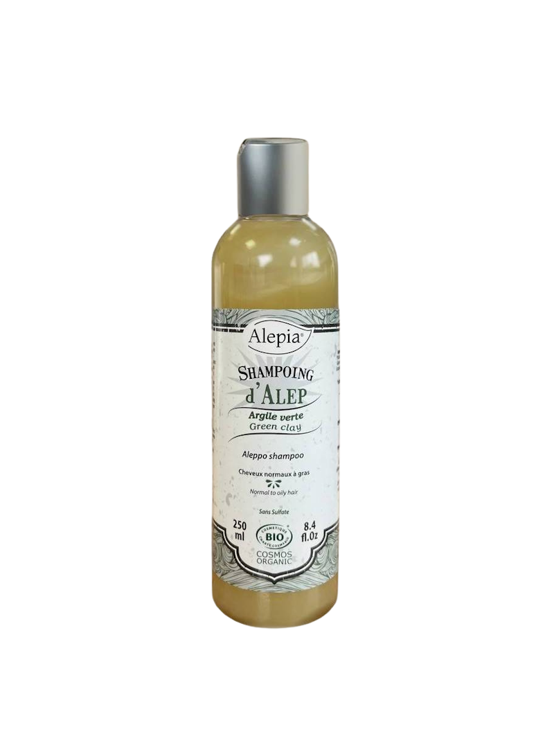 Shampoing Alep à l'aloe vera et argile verte bio 250 ml ALEPIA