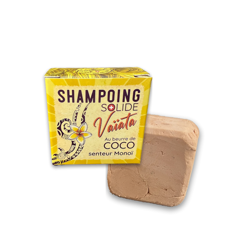Shampoing cheveux secs, Argile rose, Beurre de Coco, Beurre de Karité, senteur Monoï