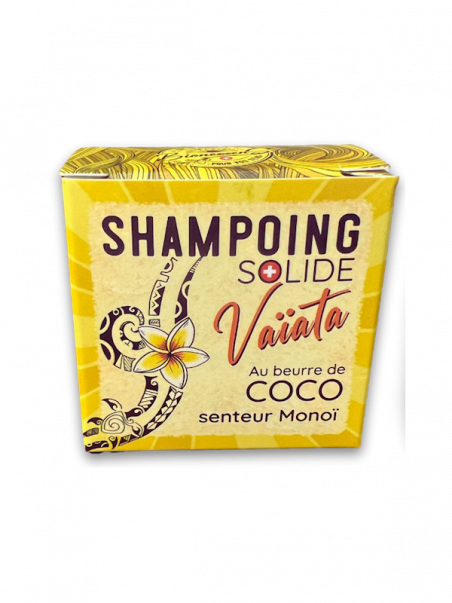 Shampoing Solide Vaïata, Senteur Monoï, cheveux secs et très secs, Bionessens