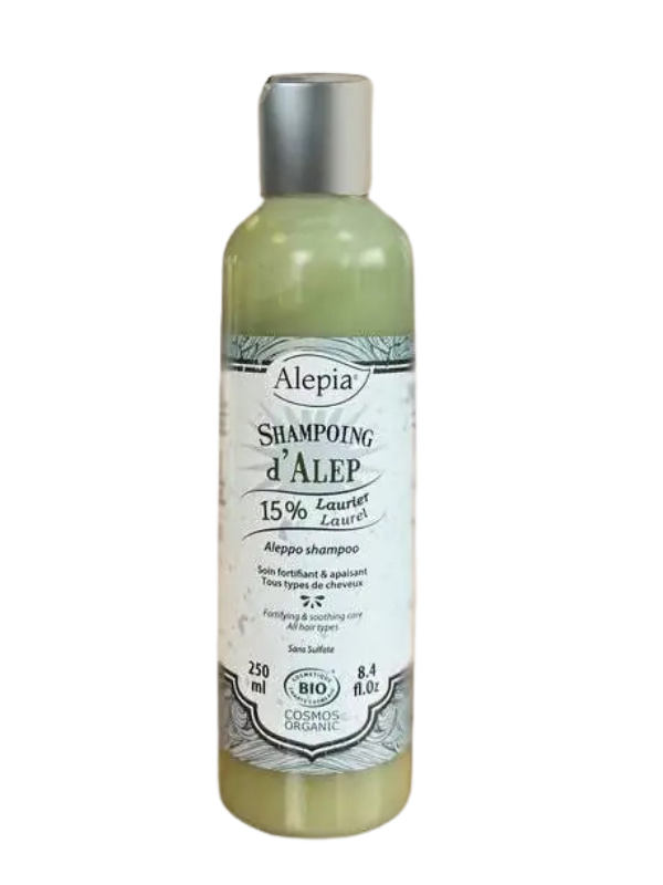 Shampoing d'Alep bio 15% laurier Alepia 250 ml