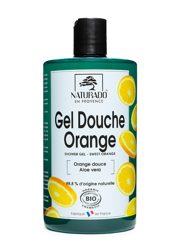 Gel douche ORANGE Naturado...