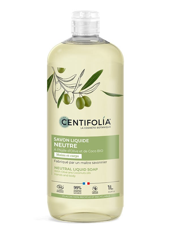 Savon liquide neutre Centifolia 1 litre