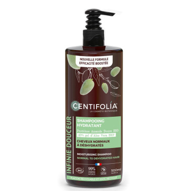 Shampoing hydratant Infinie Douceur cheveux normaux 500 ml Centifolia