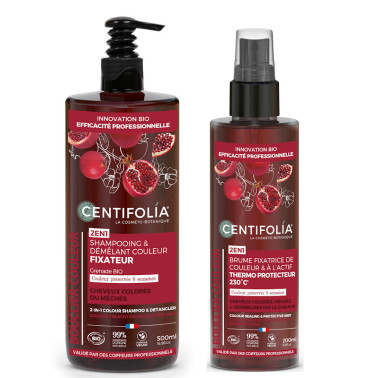Duo haircare Centifolia pour cheveux cplorés ou méchés
