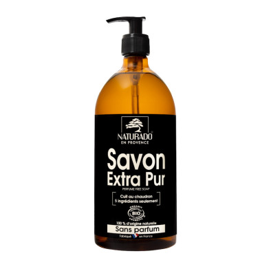 Savon liquide neutre sans parfum cuit à l'ancienne au chaudron format XXL 1 litre