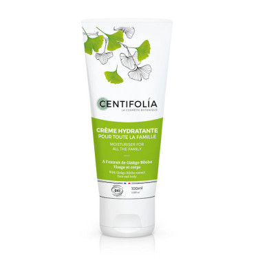 Crème hydratante Centifolia  pour toute la famille au Ginkgo Biloba 100 ml