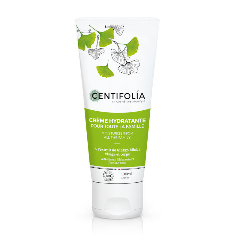 Crème hydratante Centifolia  pour toute la famille au Ginkgo Biloba 100 ml