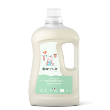 Lessive liquide sans parfum, formule 98% naturelle pour le linge de toute la famille