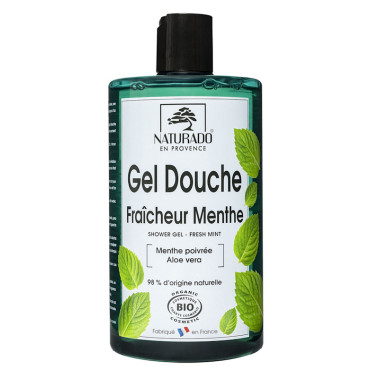 Gel douche Menthe Naturado flacon 750 ml