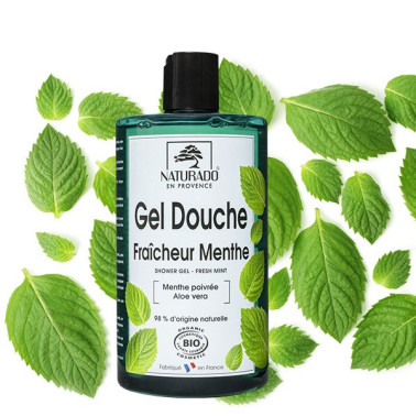 Gel douche Menthe 750 ml Naturado