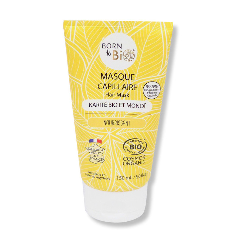 Masque capillaire karité monoï Born to bio