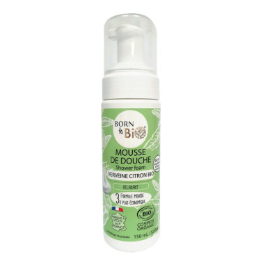 Mousse de douche Verveine Citron 150 ml Born to bio