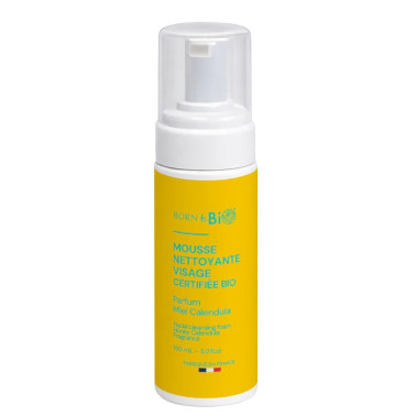 Mousse nettoyante miel calendula 150 ml Born to bio