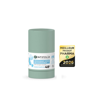 Deodorant stick rechargeable sans parfum Efficacité 48h prouvée
