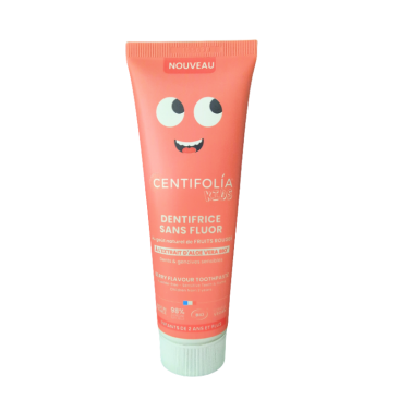 Dentifrice pour enfants sans fluor au goût naturel de fruits rouges - Centifolia