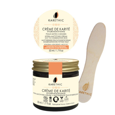 Crème de Karité hydra-matifiante Karethic pot 50 ml