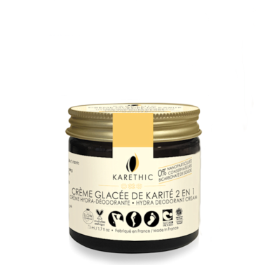 Crème glacée de karité neutre pot 100 ml Karethic