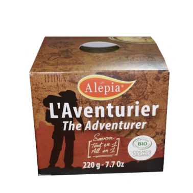 Savon d'Alep universel L'Aventurier Alepia 220 g