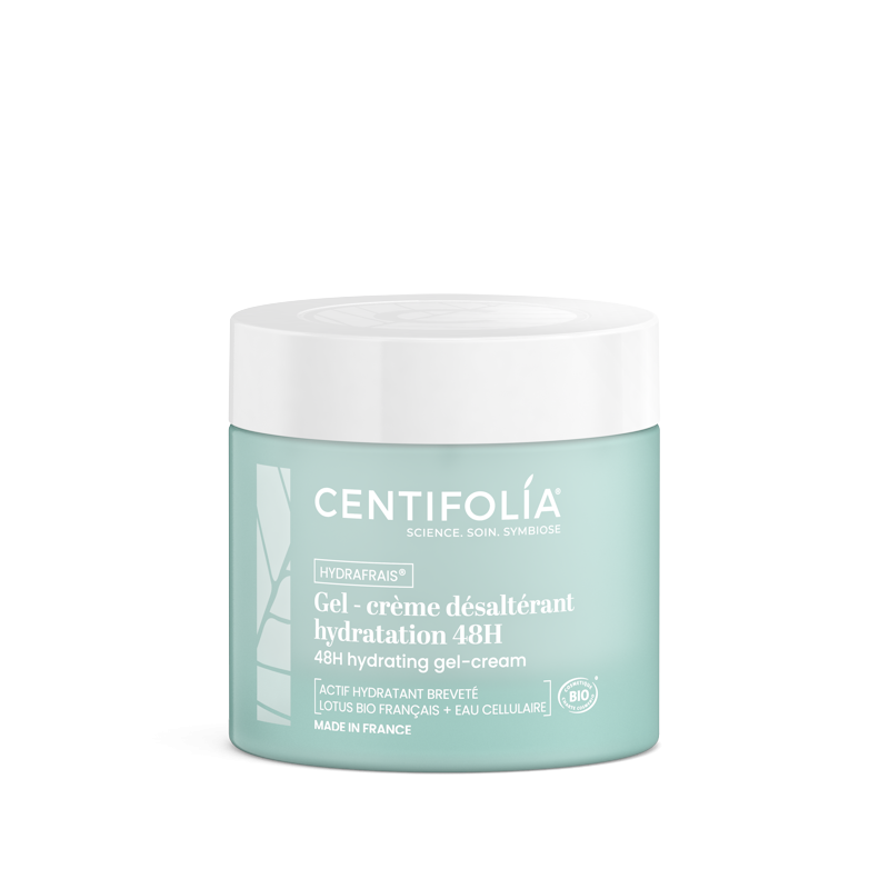 Gel-crème désaltérant hydratation 48h Hydrafrais® Centifolia pot 50 ml
